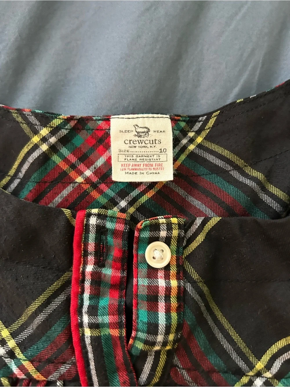 Crewcuts plaid flannel